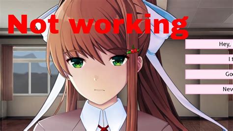 Why Is Windows React Not Working In Monika After Story Ddlc Mod Mas