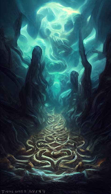 The Abyssal Depths Fantasy Path Of Exile Divination Midjourney