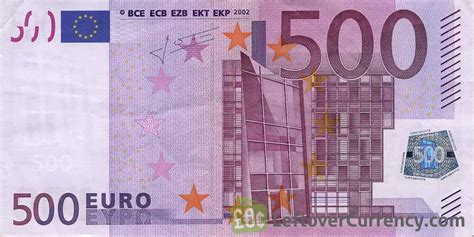 This group of states is known as the eurozone. Leftover Currency - 500 Euro banknotes are taken out of ...