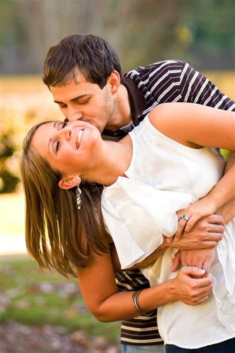 Young Couple In Love Share A Warm Embrace Stock Image Image Of Romance Love 25265137