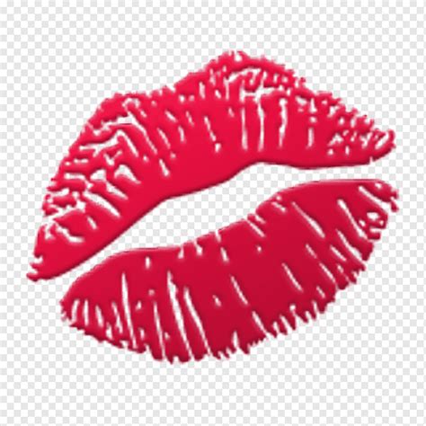 Ilustração Lábios Vermelhos Emoji Beijo Adesivo Lábio Beijo