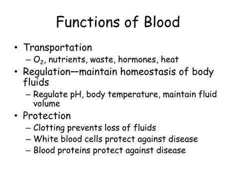 Ppt The Blood Powerpoint Presentation Free Download Id487197