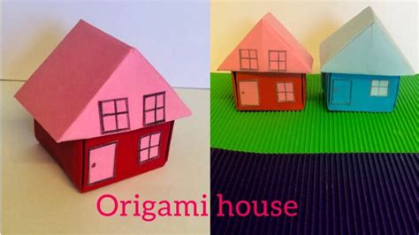 How To Make Easy Origami Paper House For Kids Nursery Craft Ideas