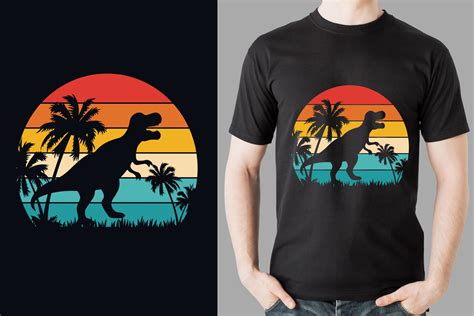 Vintage Dinosaurs T Shirt Designs Graphic By T Shirtdesign · Creative