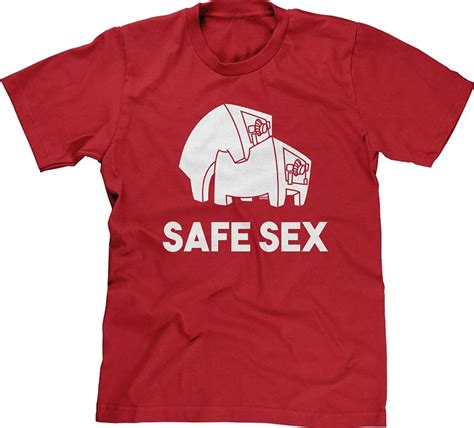 Mens T Shirt Safe Sex Pun Funny Humor Joke In T Shirts From Men S Clothing On