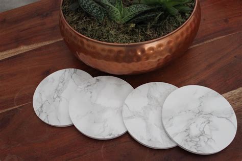 Five Minute Style Diy Marble Coasters