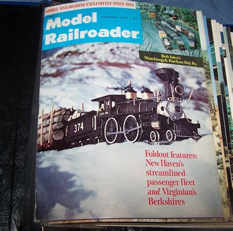 Model Railroader Magazines From The 1970s Vintage Railroad Etsy