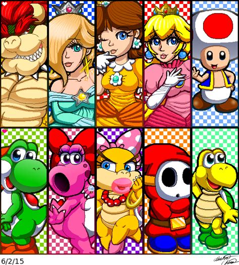 Traditional drawing skills, including drawing from observation, should be balanced alongside more experimental drawing skills. Miiverse Mario characters drawing collage by Bowser2Queen ...