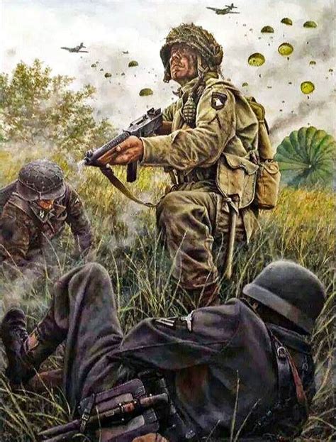 Military Drawings Military Artwork Operation Market Garden War