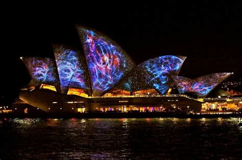 Lighting The Sails Turns The Sydney Opera House Into A Psychedelic