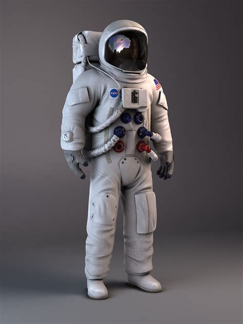 Nasa Astronaut Maya Rig V Ray 3d Model By Squir