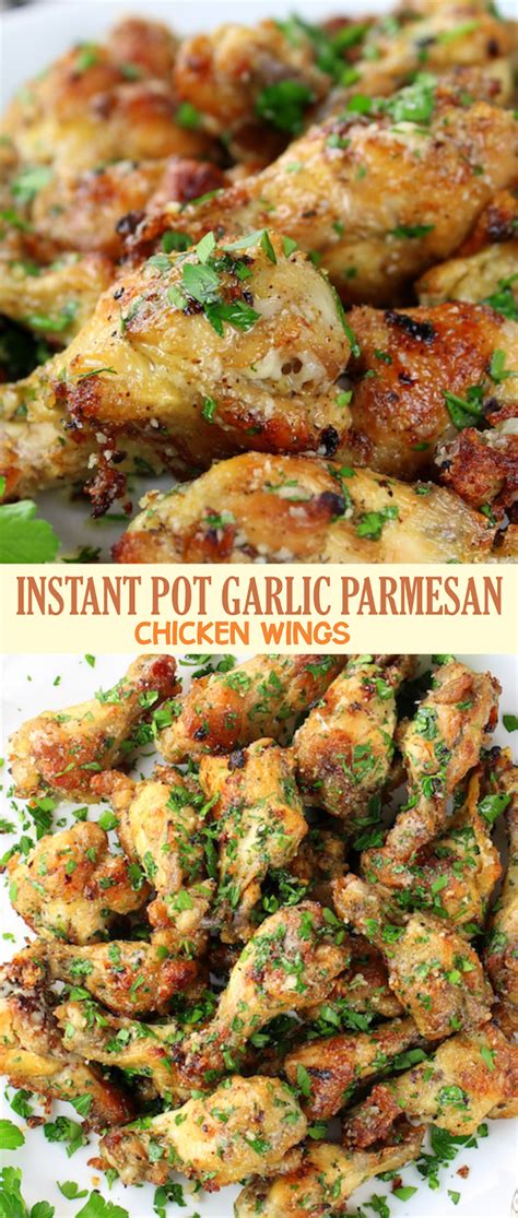 Make extras of these cheesy, garlicky wings — otherwise they'll be gone before you know it. INSTANT POT GARLIC PARMESAN CHICKEN WINGS | EAT