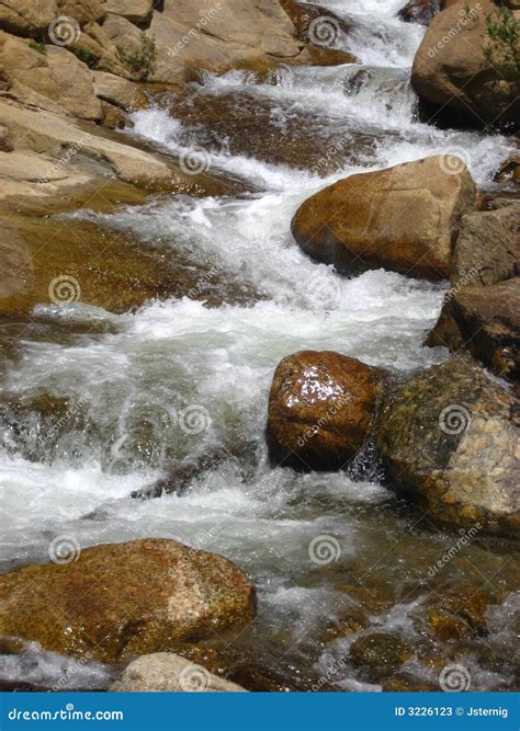 Mountain Stream With Rocks Stock Image Image Of Clear 3226123