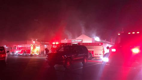 Crews Battle Fire At Cumberland County Adult Video Store Whp