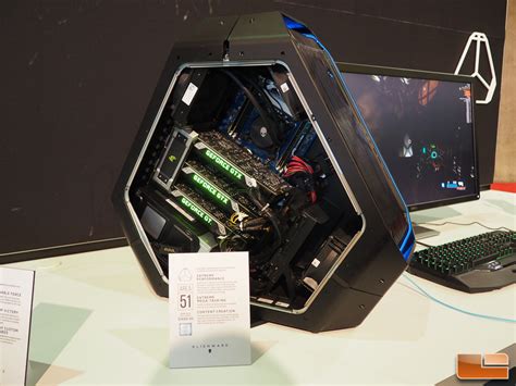 Big spenders may prefer a chassis. Alienware Displays Area-51 Desktop Gaming PC at E3 2016 ...