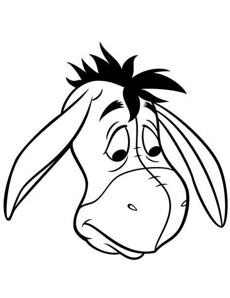 Eeyore Baby Coloring Coloring Pages