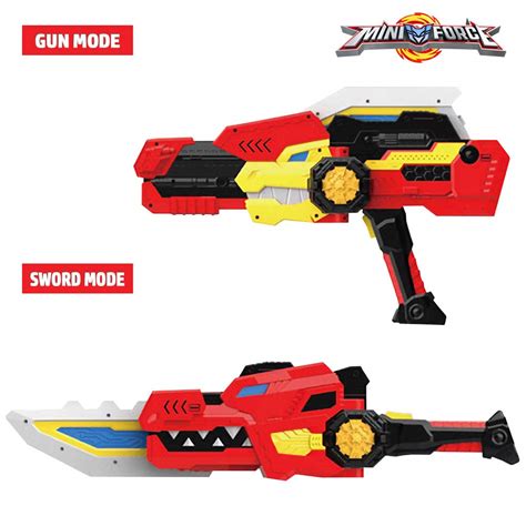 Miniforce Super Dinosaur Power Dino Weapon Gunsaver Transformation Gun