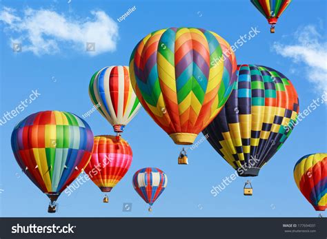 Colorful Hot Air Balloons Stock Photo 177694031 Shutterstock