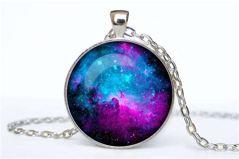 Nebula Necklace Nebula Pendant Galaxy Jewelry Galaxy Pendant Universe