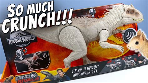 New Jurassic World Indominus Rex Destroy N Devour Dino Rivals Mattel