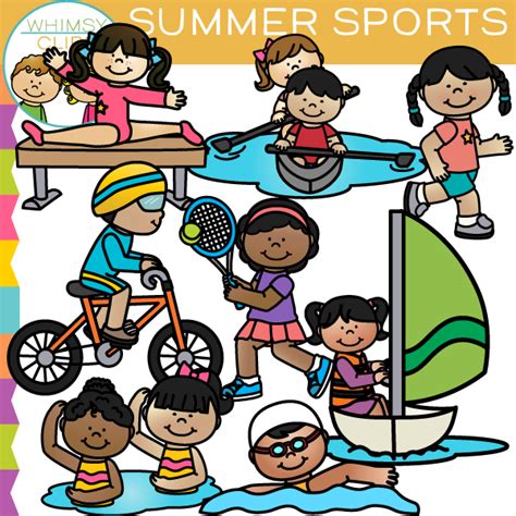 Kids Sports Clipart Free Download On Clipartmag