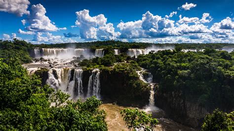 Brazilian Side Of Iguazu Falls Hd Wallpapers 4k Macbook And Desktop