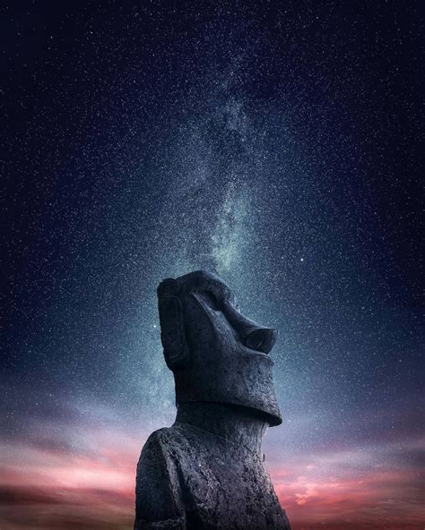 The View On Easter Island Space Easter Island Nature Photography