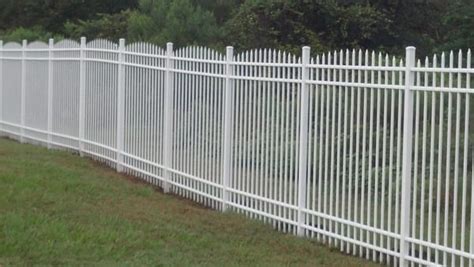 6 Foot Tall White Arched Aluminum Fence Yelp
