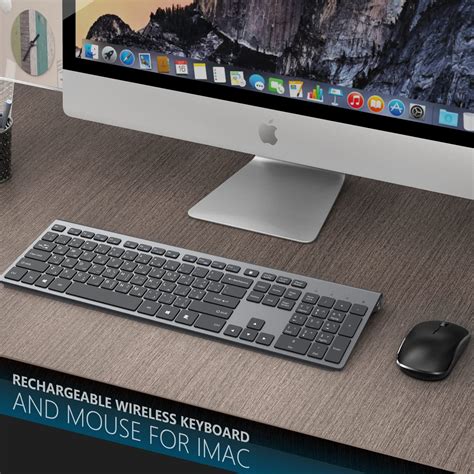 Buy Wireless Keyboard And Mouse Combo Rechargeable Englisharabic