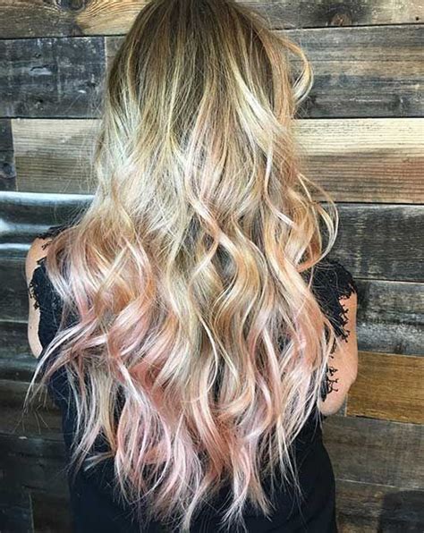 I Love This Rose Gold Metallic Lowlights Summer Hair Color Trendy