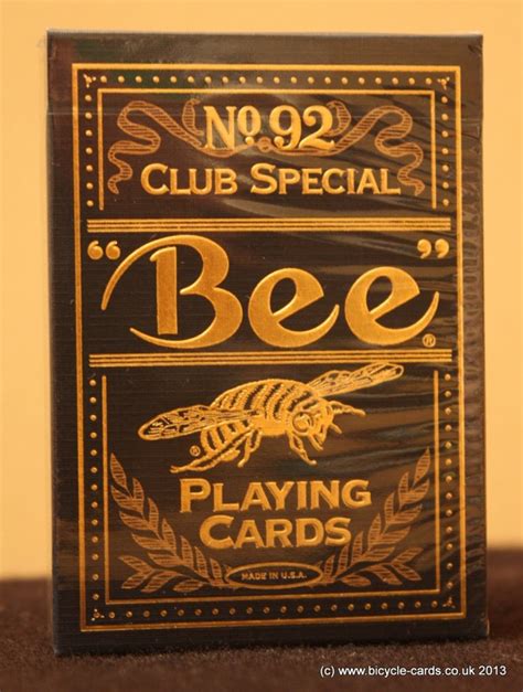 A bee card (ビーカード, bī kādo) is a rom cartridge developed by hudson soft as a software distribution medium for msx computers. Golden Bee Playing Cards - review and deal! - www.bicycle-cards.co.uk
