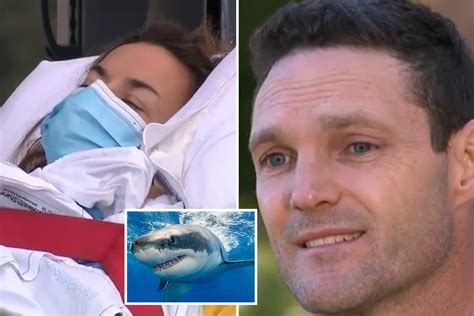 Hero Husband Who Punched Great White Shark To Save Savaged Wife Says It Was Like Hitting A