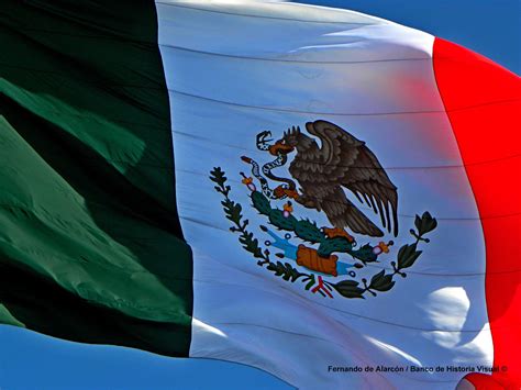 banco de historia visual © bandera de méxico