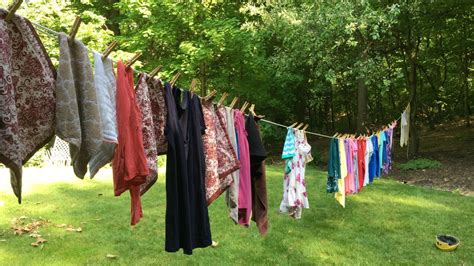 The Good Old Backyard Clothesline Bordens Blather
