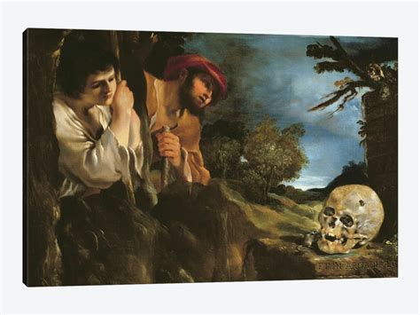 Et In Arcadia Ego Canvas Art Print By Guercino Icanvas
