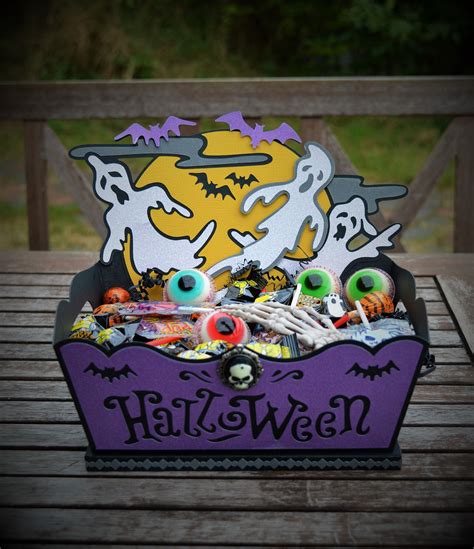 Halloween Treat Box From 3dsvg Halloween Treat Boxes Halloween