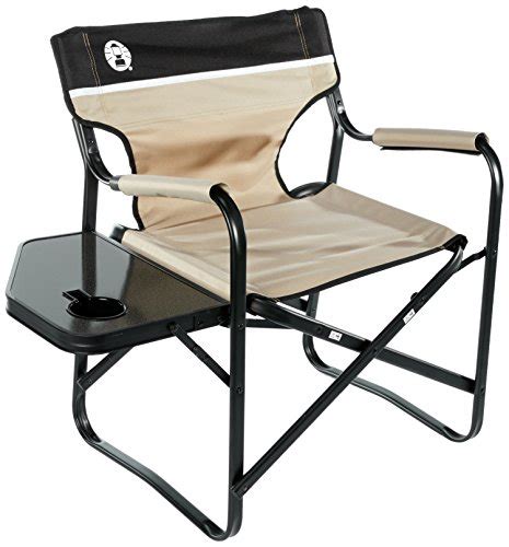 Coleman Portable Deck Chair With Side Table The Camping Companion
