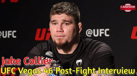 Ufc Vegas 46 Jake Collier Doesnt Regret Moving Up To Heavyweight