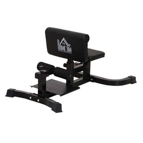 Homcom Squat Bench Trainer Sit Up Machine Ab Curl Workout Home Gym