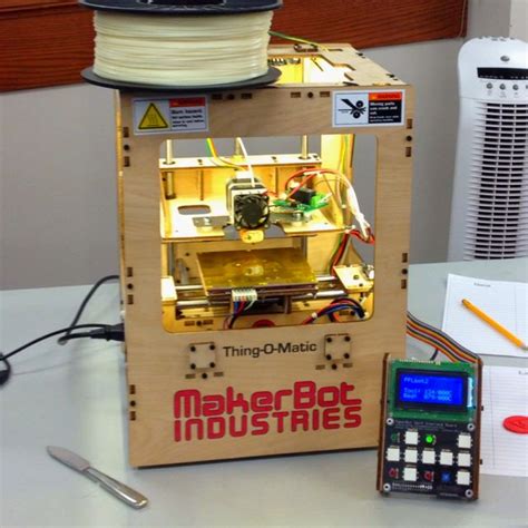 3d Printer Maker Bot At The Fayetteville Free Librarys Impressive