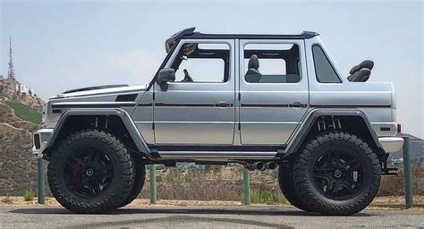 Someone Had Their Mercedes G500 4×4² Converted Into A Landaulet Carscoops