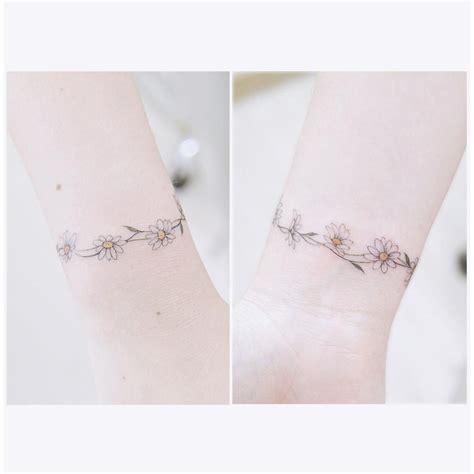 Instagram photo by 타투이스트 바늘 Jul at pm UTC Daisy chain tattoo Chain tattoo