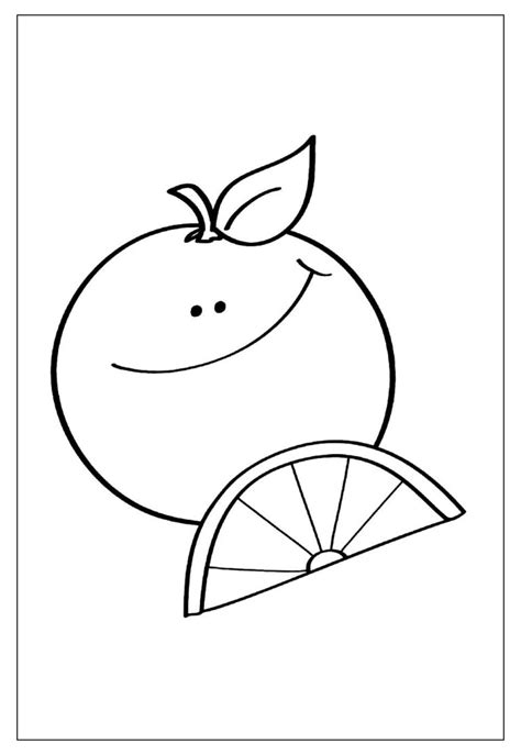 Desenhos De Laranja Para Colorir E Pintar Tudo Para Colorir