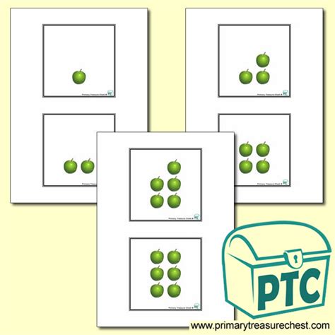Early Years Dice Maths Activity Apple Number Shapes 1 To 6 Primary