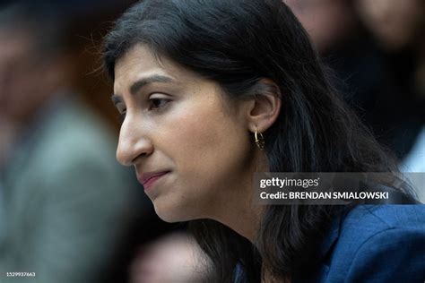 Federal Trade Commission Chair Lina Khan Looks On During A House