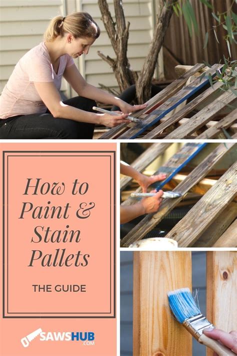 How To Paint And Stain Pallet Wood For Your Diy Project Pallet