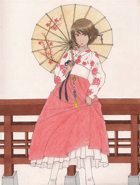 Hanbok By Lllrares0ullll On Deviantart 그림 한복 드레스 디자인