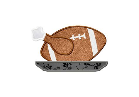 Turkey Football Machine Embroidery Applique For Gold Members Only
