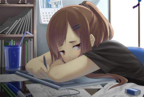 You can download them free of charge to a pc or a mobile phone very. Wallpaper anime, girl, wacom, tablet, kissxsis desktop ...
