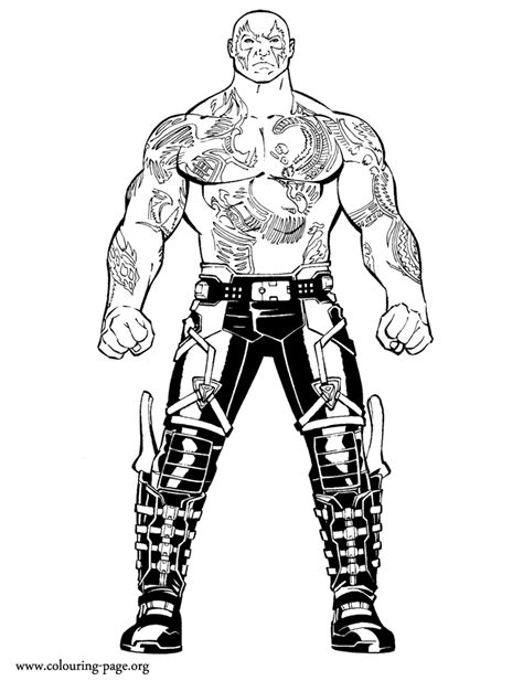 43 guardians of the galaxy pictures to print and color. Drax is a strong warrior and member of the Guardians ...